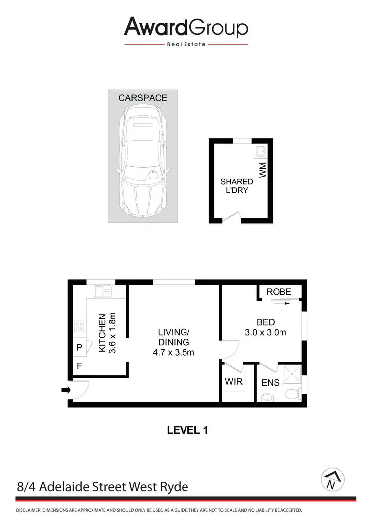 Floorplan of Homely unit listing, 8/4 Adelaide Street, West Ryde NSW 2114