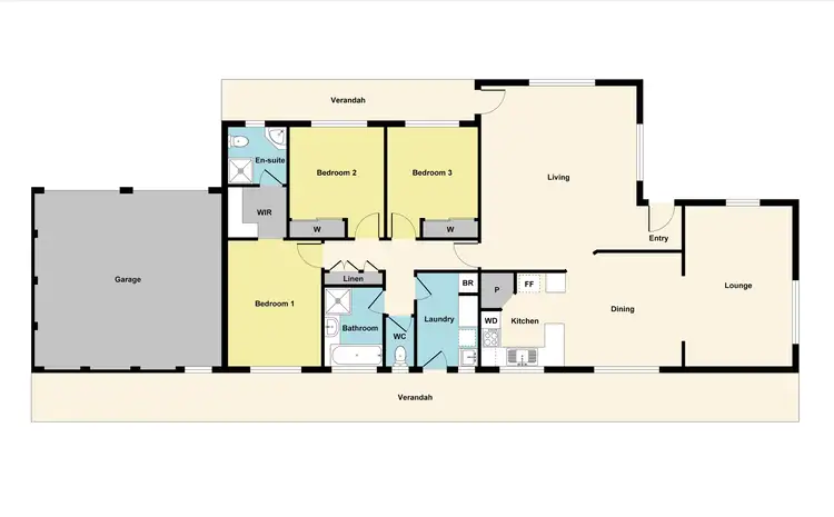 Floorplan of Homely house listing, 380 Sawmill Road, Springmount VIC 3364