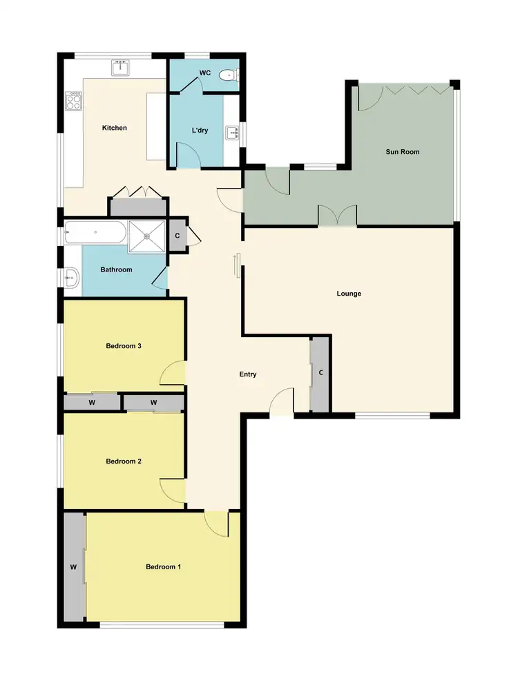 Floorplan of Homely house listing, 14 Orama Avenue, Wendouree VIC 3355