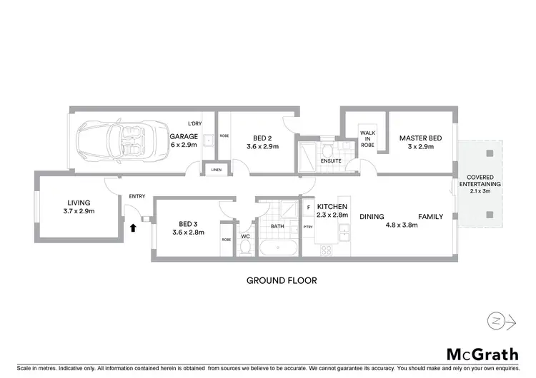 Floorplan of Homely house listing, 32 Gudamang Street, Ngunnawal ACT 2913