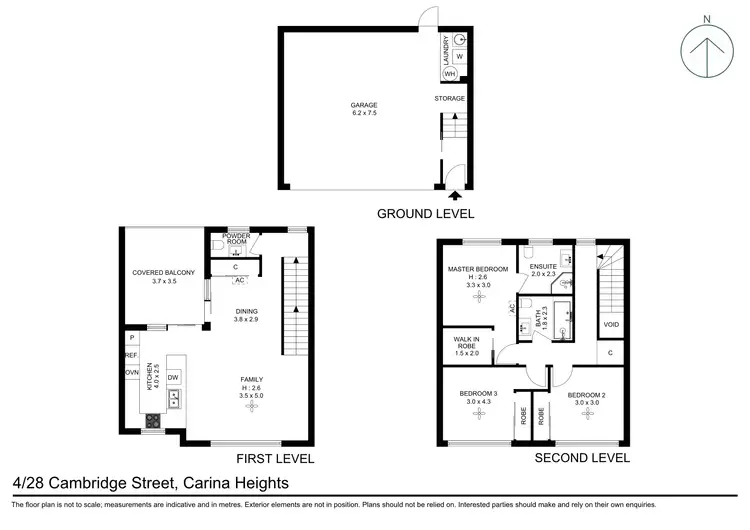 Floorplan of Homely townhouse listing, 4/28 Cambridge Street, Carina Heights QLD 4152