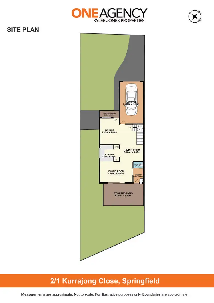 Floorplan of Homely townhouse listing, 2/1 Kurrajong Close, Springfield NSW 2250