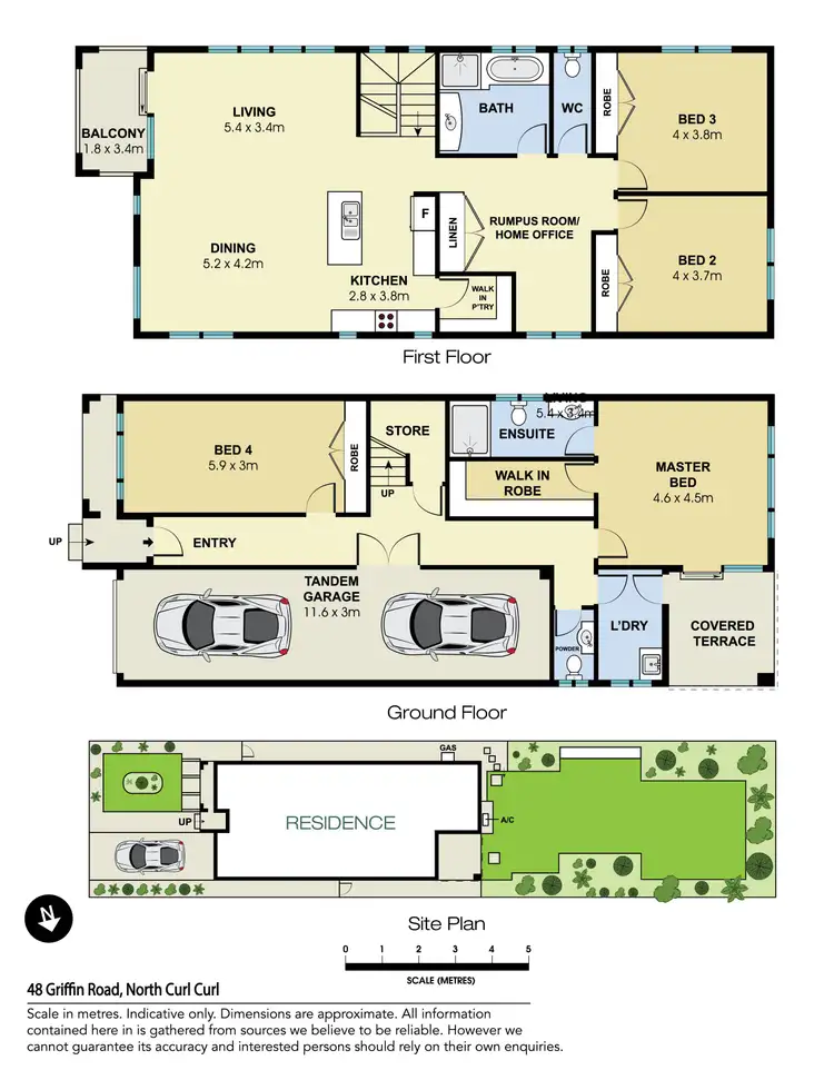 Floorplan of Homely house listing, 48 Griffin Road, North Curl Curl NSW 2099