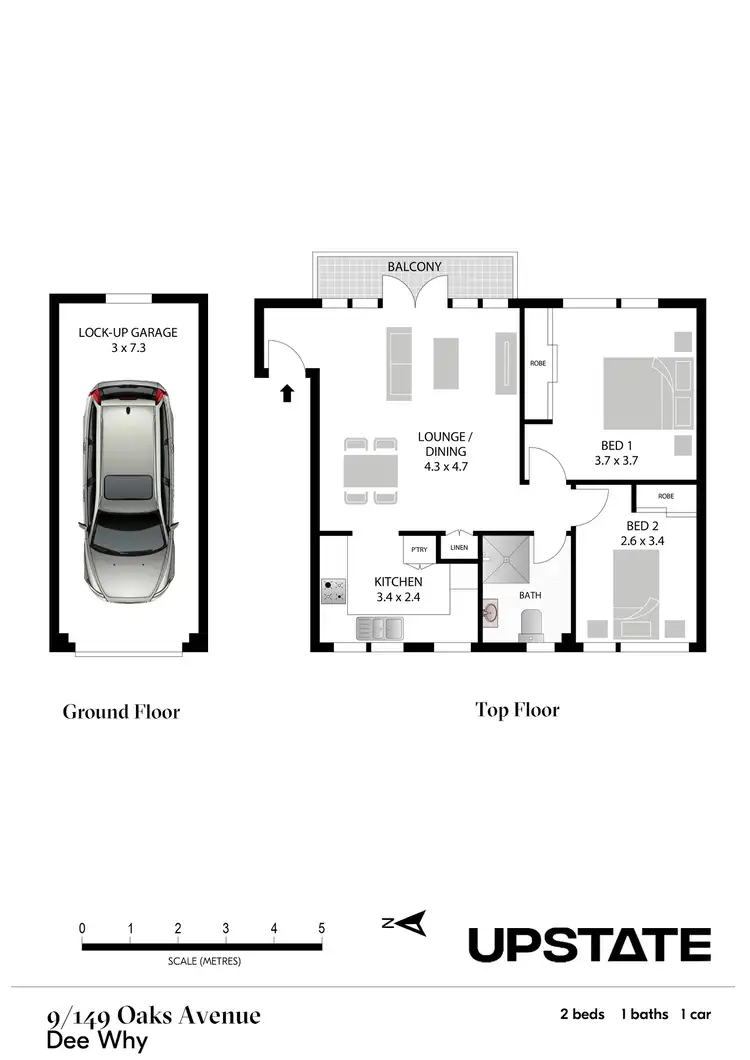 Floorplan of Homely unit listing, 9/149 Oaks Avenue, Dee Why NSW 2099