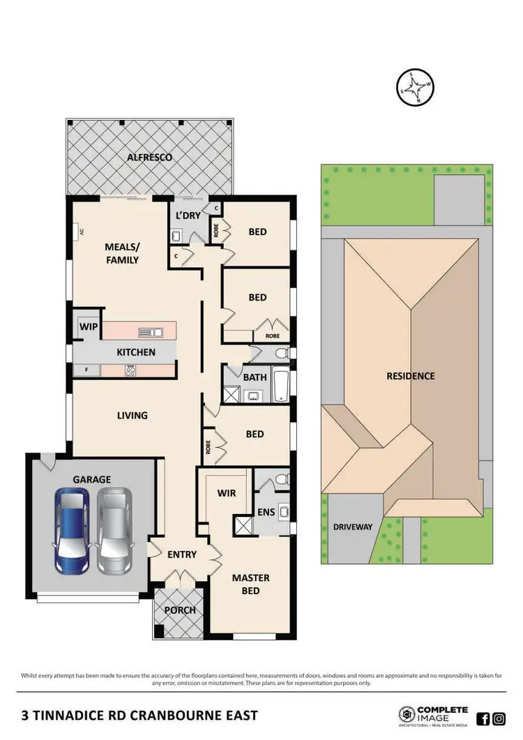 Floorplan of Homely house listing, 3 Tinnadice Road, Cranbourne East VIC 3977
