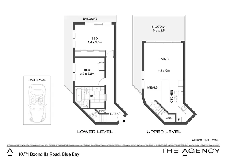 Floorplan of Homely apartment listing, 10/71 Boondilla Road, Blue Bay NSW 2261