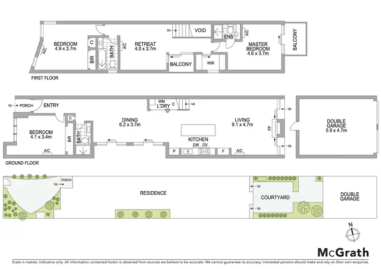 Floorplan of Homely house listing, 43A Ruskin Street, Elwood VIC 3184