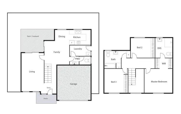 Floorplan of Homely townhouse listing, 3/15 Ironbark Circuit, Jerrabomberra NSW 2619