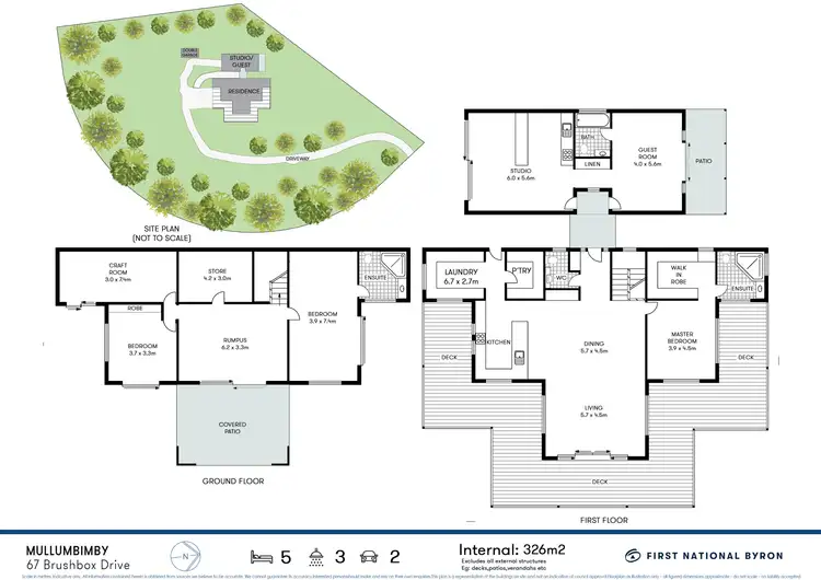 Floorplan of Homely house listing, 67 Brushbox Drive, Mullumbimby Creek NSW 2482