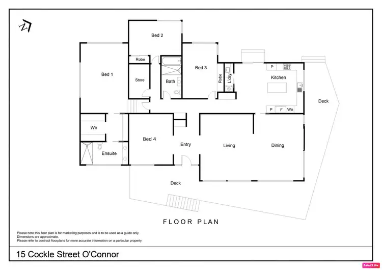 Floorplan of Homely house listing, 15 Cockle Street, O'connor ACT 2602