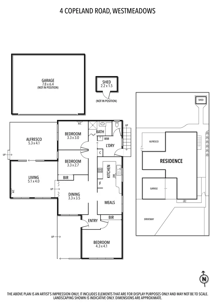 Floorplan of Homely house listing, 4 Copeland Road, Westmeadows VIC 3049