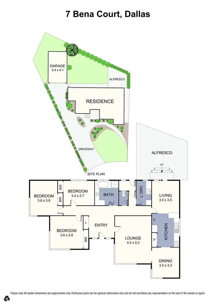 Floorplan of Homely house listing, 7 Bena Court, Dallas VIC 3047