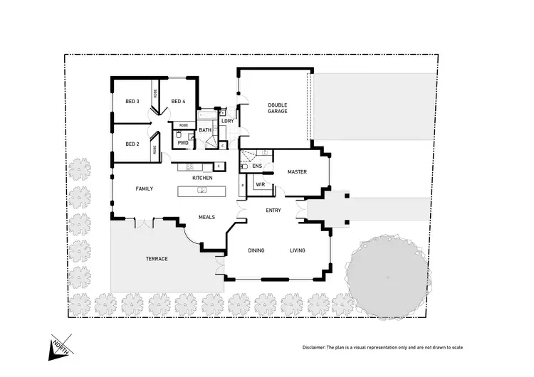 Floorplan of Homely townhouse listing, 2/317 Goyder Street, Narrabundah ACT 2604