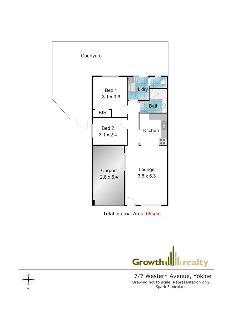 Floorplan of Homely villa listing, 7/5-7 Western Avenue, Yokine WA 6060