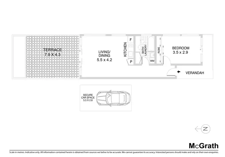 Floorplan of Homely apartment listing, 28/28-36 Nursery Street, Hornsby NSW 2077