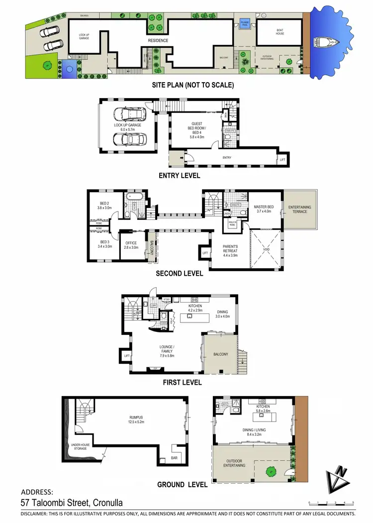 Floorplan of Homely house listing, 57 Taloombi Street, Cronulla NSW 2230