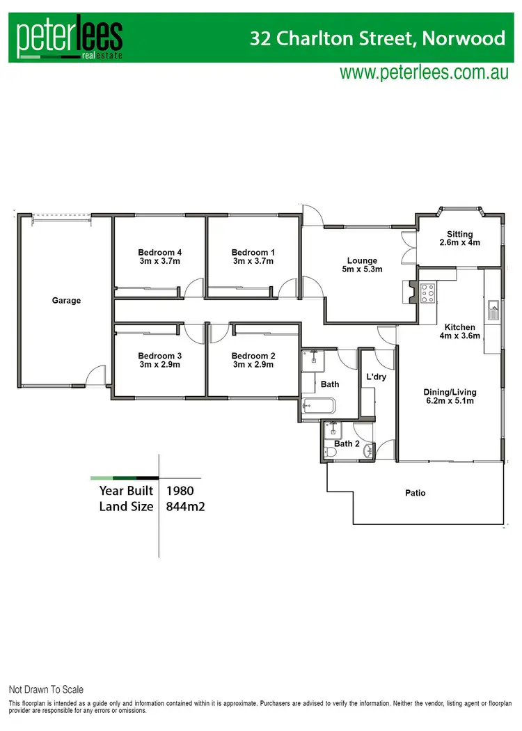 Floorplan of Homely house listing, 32 Charlton Street, Norwood TAS 7250