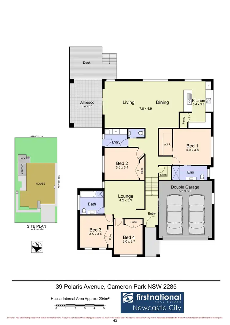 Floorplan of Homely house listing, 39 Polaris Avenue, Cameron Park NSW 2285