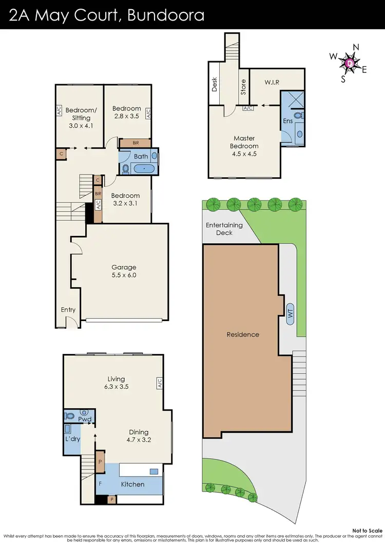 Floorplan of Homely house listing, 2A May Court, Bundoora VIC 3083