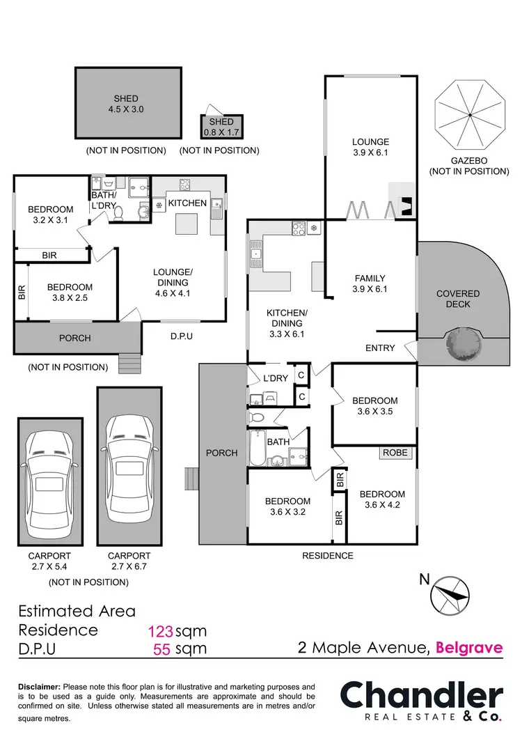 Floorplan of Homely house listing, 2 Maple Avenue, Belgrave VIC 3160