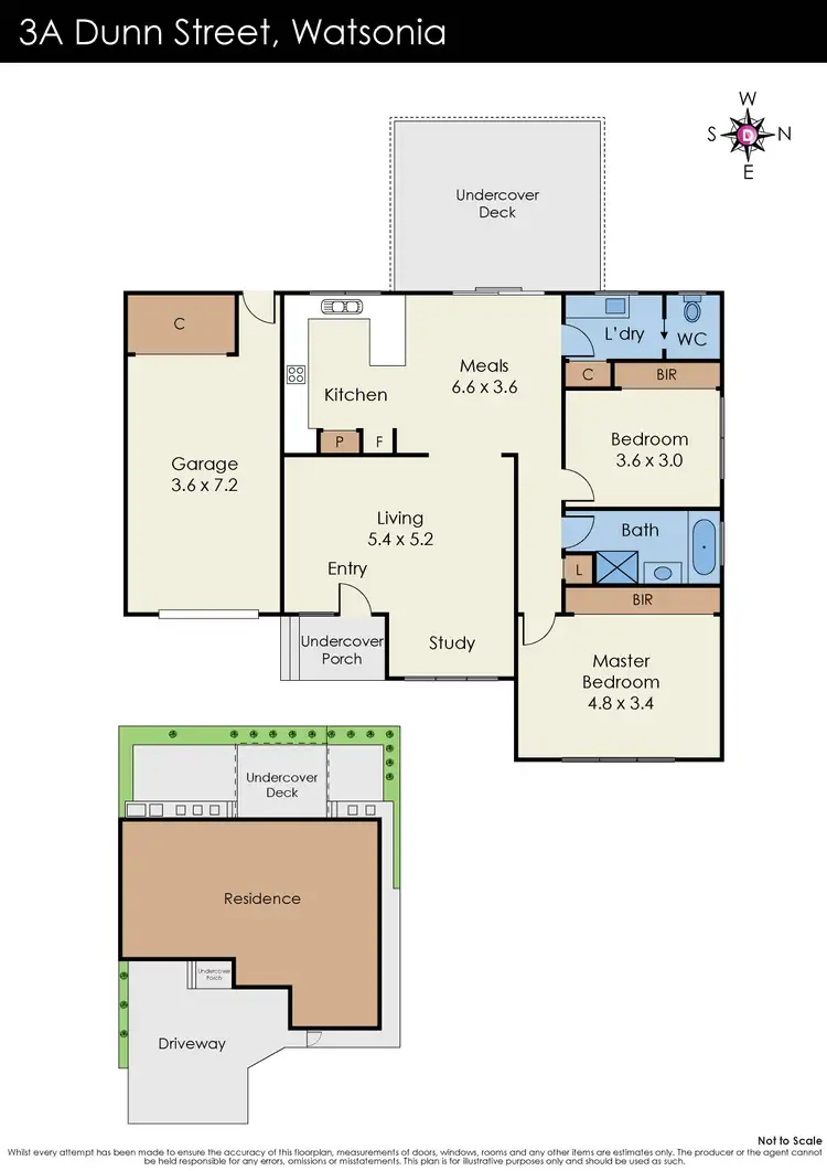 Floorplan of Homely house listing, 3A Dunn Street, Watsonia VIC 3087