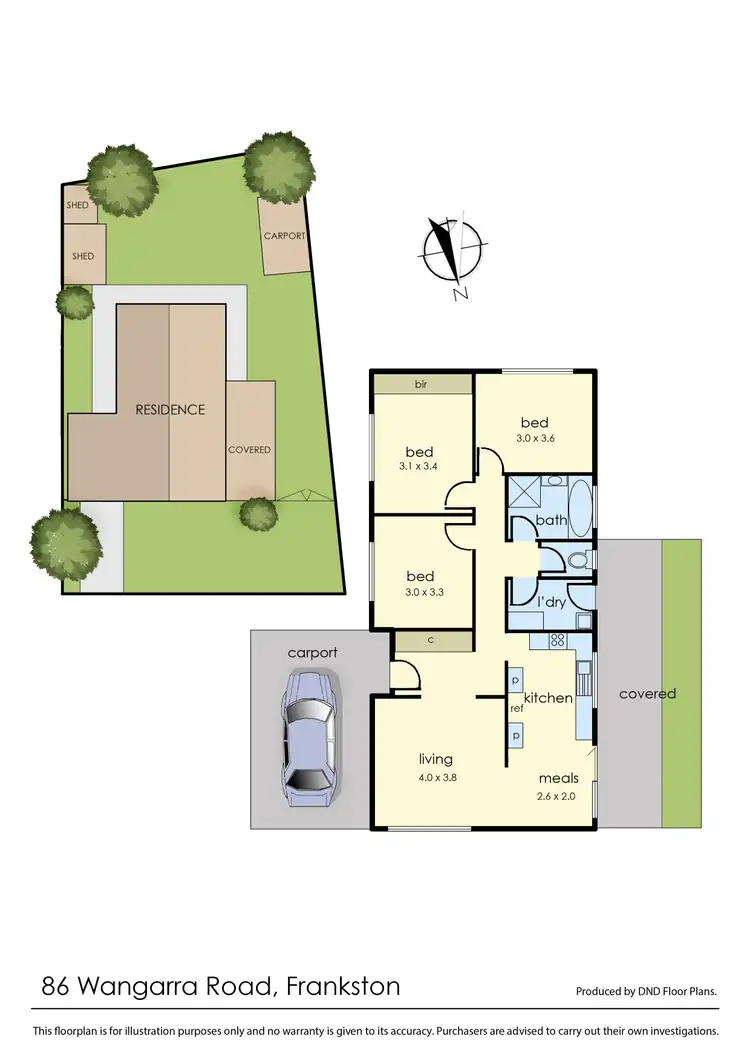 Floorplan of Homely house listing, 86 Wangarra Road, Frankston VIC 3199