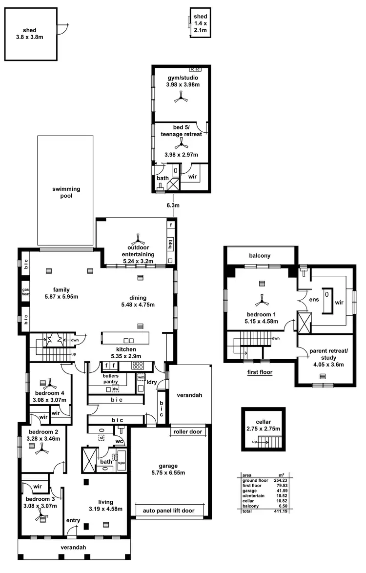 Floorplan of Homely house listing, 10 Gloucester Street, Prospect SA 5082