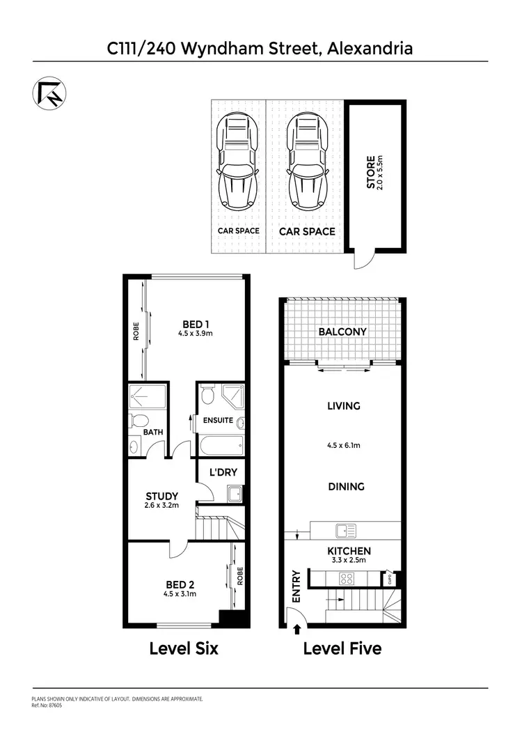 Floorplan of Homely apartment listing, C111/240 Wyndham Street, Alexandria NSW 2015
