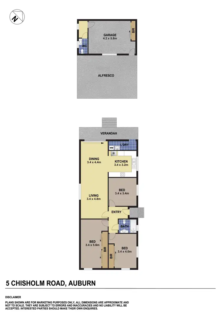 Floorplan of Homely house listing, 5 Chisholm Road, Auburn NSW 2144