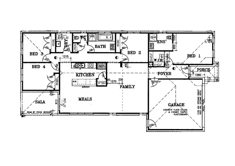 Floorplan of Homely house listing, 27 Bursaria Street, Jackass Flat VIC 3556