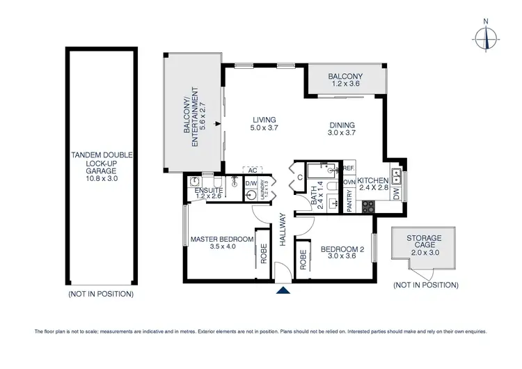 Floorplan of Homely apartment listing, 15/35-37 Lydbrook Street, Westmead NSW 2145