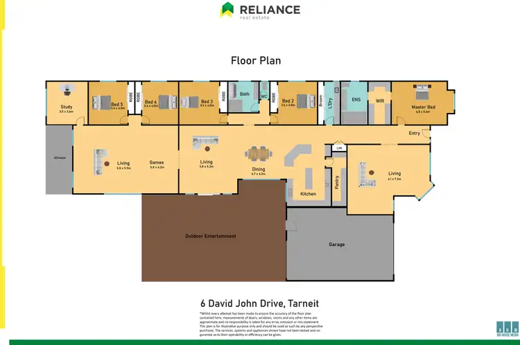 Floorplan of Homely house listing, 6 David John Drive, Tarneit VIC 3029