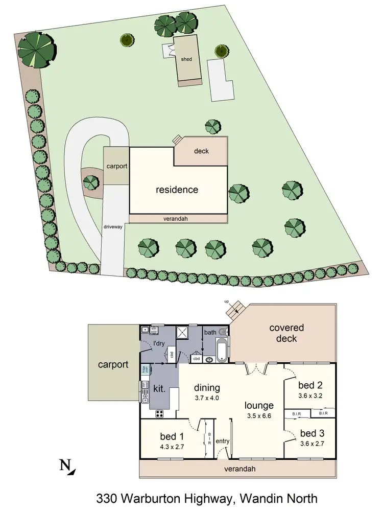 Floorplan of Homely house listing, 330 Warburton Highway, Wandin North VIC 3139