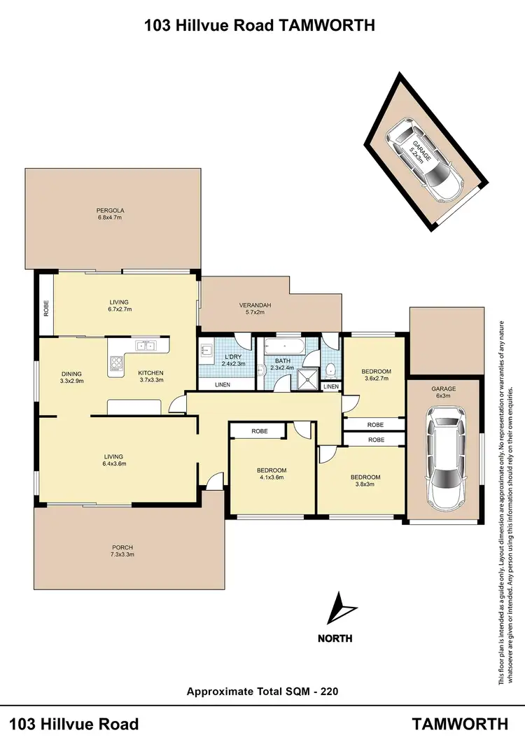 Floorplan of Homely house listing, 103 Hillvue Road, Tamworth NSW 2340