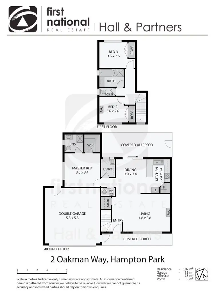 Floorplan of Homely house listing, 2 Oakman Way, Hampton Park VIC 3976