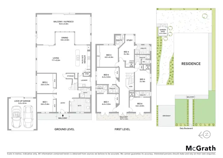 Floorplan of Homely house listing, 14 Daly Boulevard, Highton VIC 3216