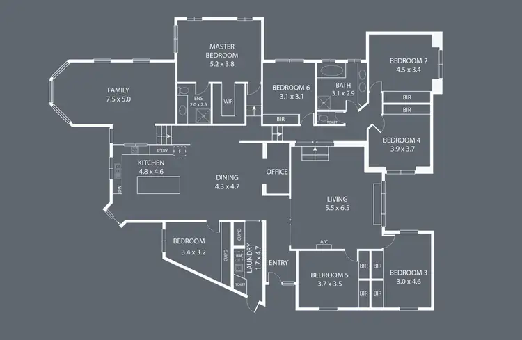 Floorplan of Homely house listing, 2/18 Fairway Drive, Traralgon VIC 3844