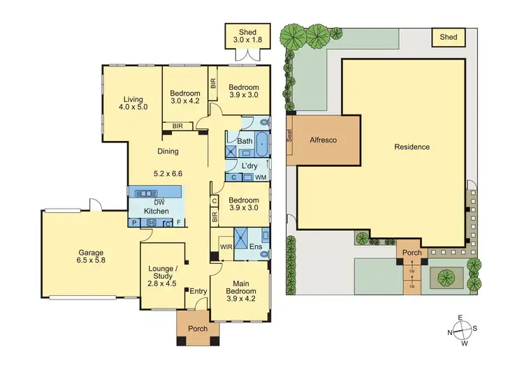 Floorplan of Homely house listing, 14 Meranti Way, Epping VIC 3076