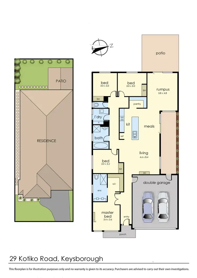 Floorplan of Homely house listing, 29 Kotiko Road, Keysborough VIC 3173