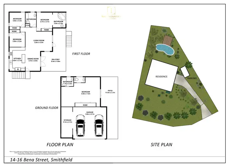 Floorplan of Homely house listing, 14-16 Bena Street, Smithfield QLD 4878