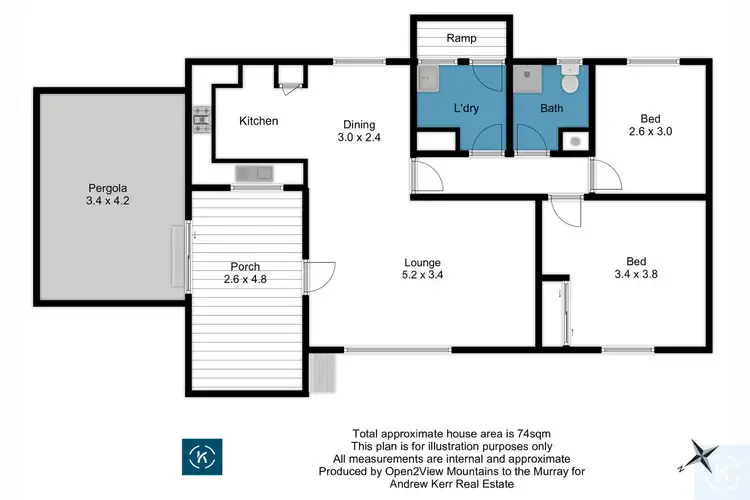 Floorplan of Homely house listing, 13 Gunnamara Street, Barooga NSW 3644
