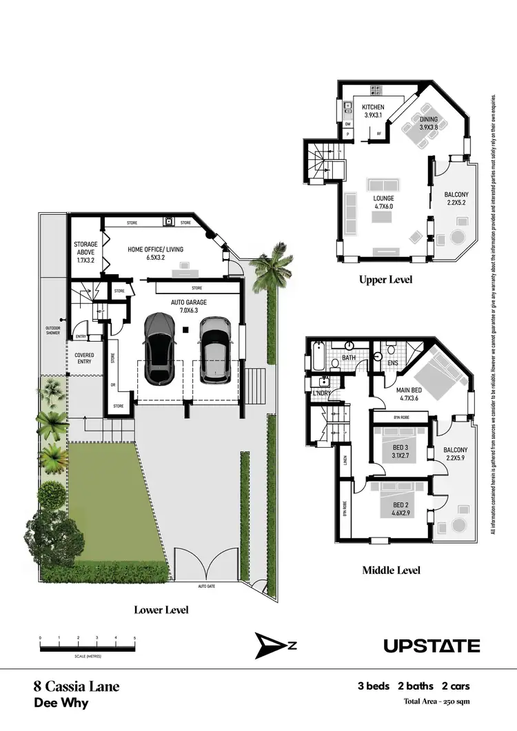 Floorplan of Homely house listing, 8 Cassia Lane, Dee Why NSW 2099