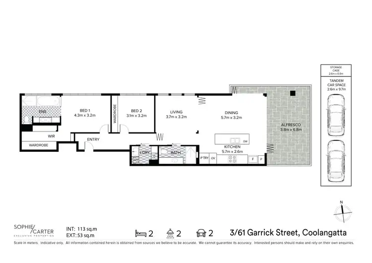 Floorplan of Homely unit listing, 3/61 Garrick Street, Coolangatta QLD 4225