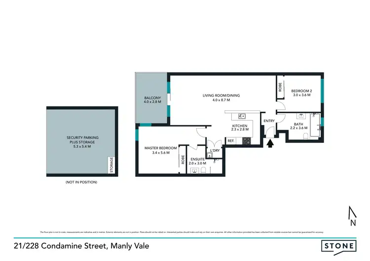 Floorplan of Homely apartment listing, 21/228 Condamine Street, Manly Vale NSW 2093