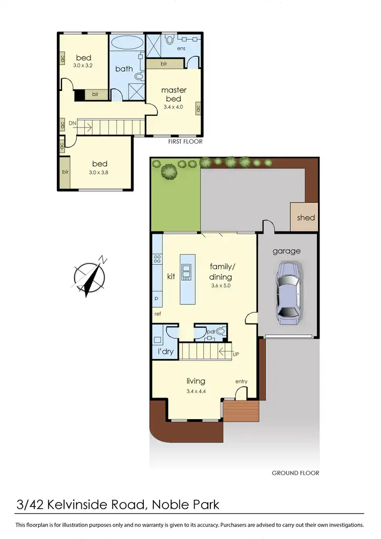 Floorplan of Homely unit listing, 3/42 Kelvinside Road, Noble Park VIC 3174