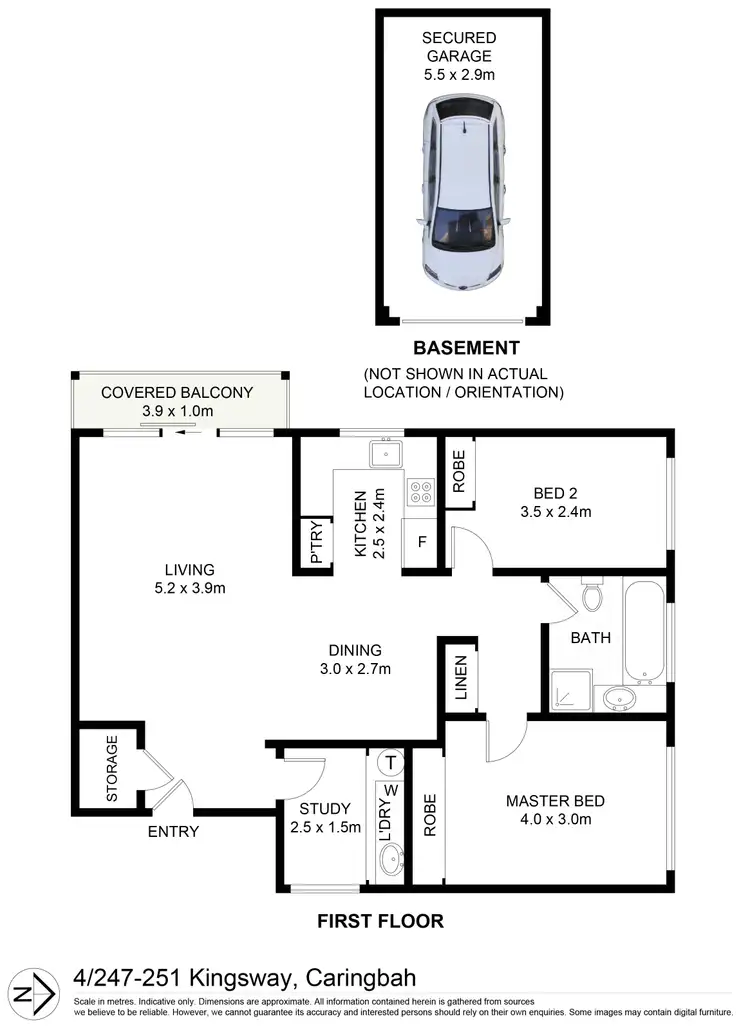 Floorplan of Homely unit listing, 4/247-251 Kingsway, Caringbah NSW 2229