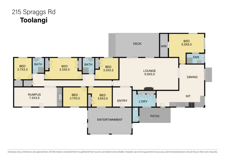 Floorplan of Homely house listing, 215 Spraggs Road, Toolangi VIC 3777