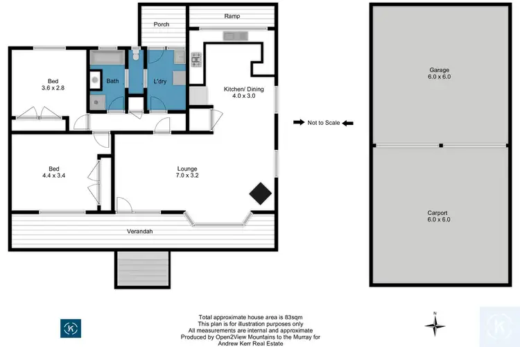 Floorplan of Homely house listing, 1 William Street, Bearii VIC 3641