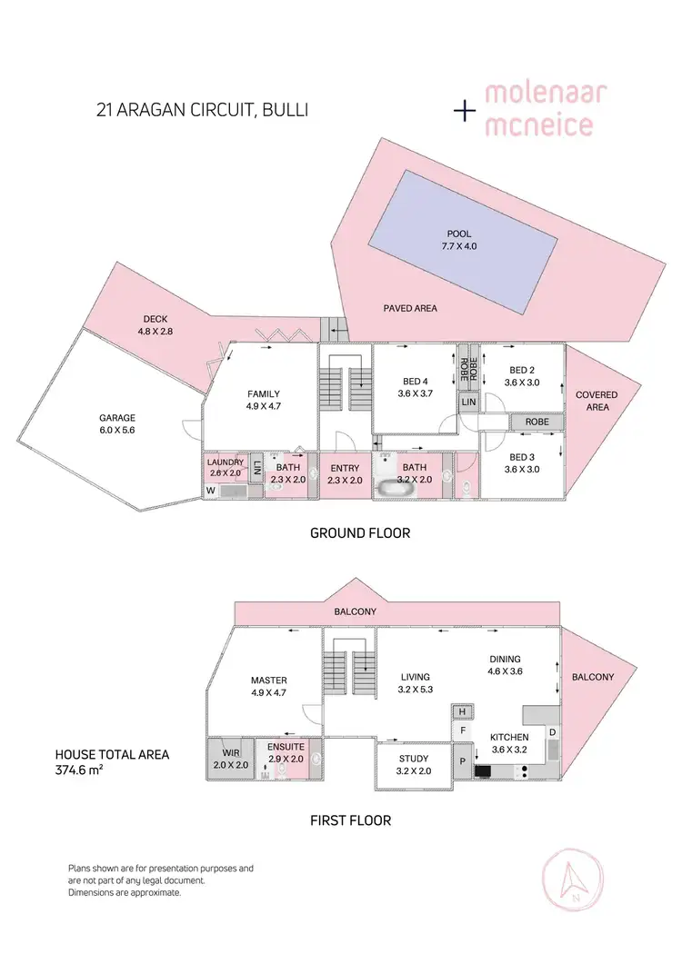 Floorplan of Homely house listing, 21 Aragan Circuit, Bulli NSW 2516