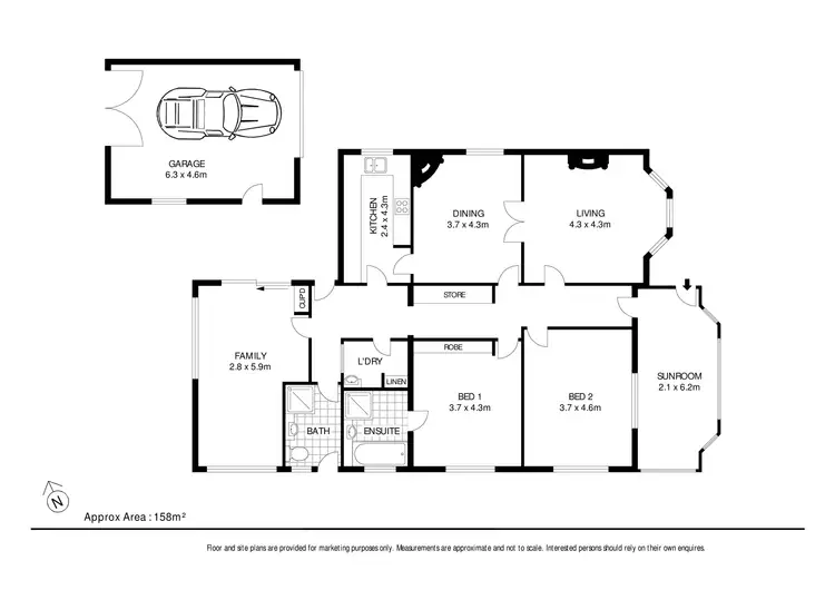 Floorplan of Homely house listing, 205 Mitchell Street, Stockton NSW 2295
